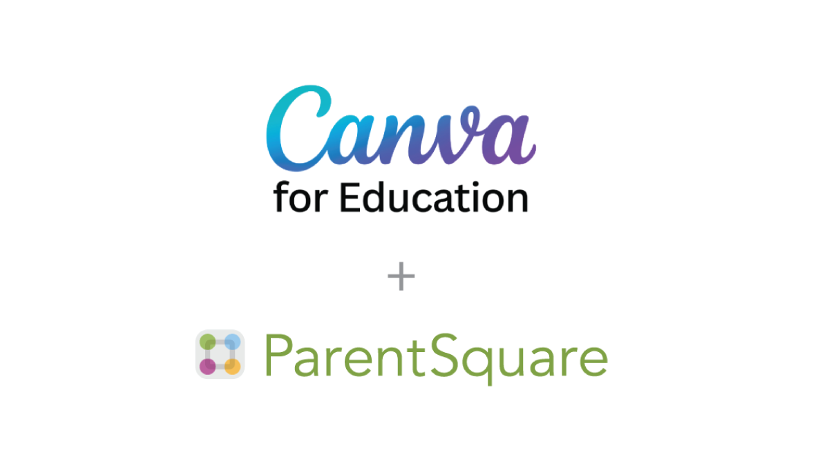 Canva and ParentSquare logos