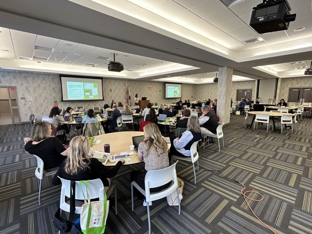 group at community connect event