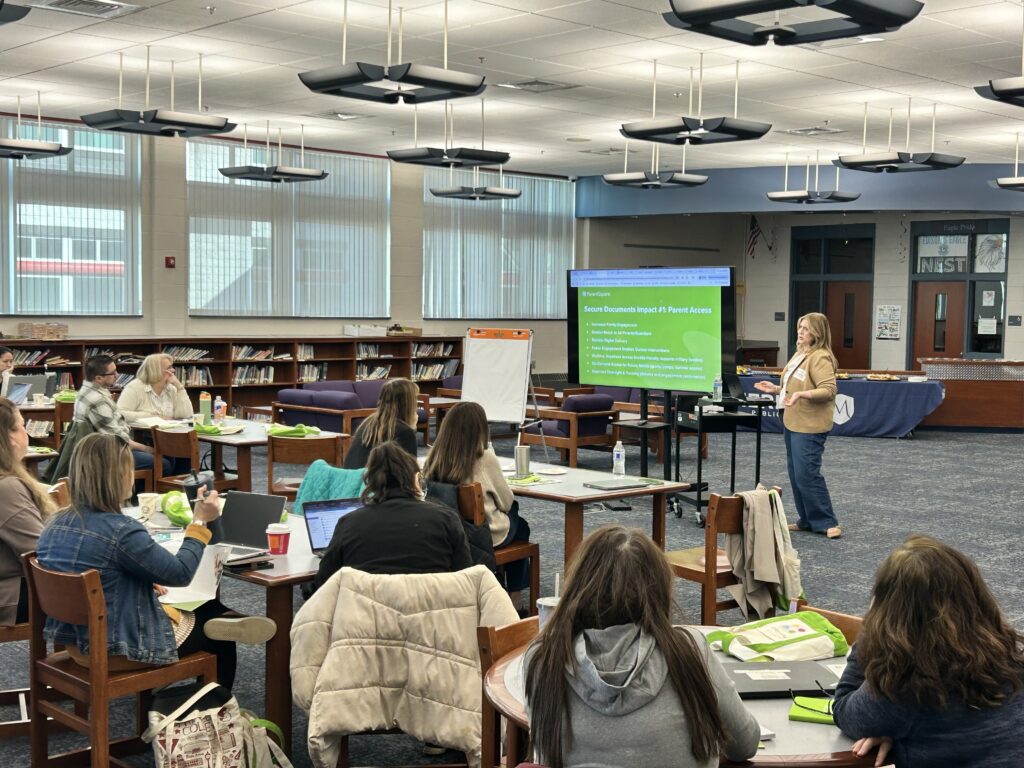 group at community connect event
